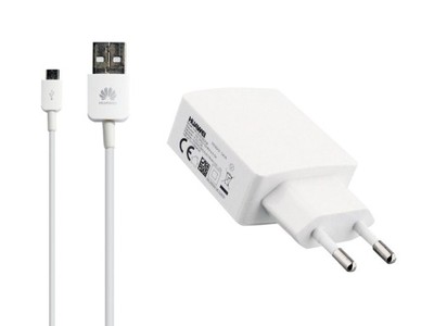 Huawei  HW-050200E3W oryginalna ładowarka+ data cable biały