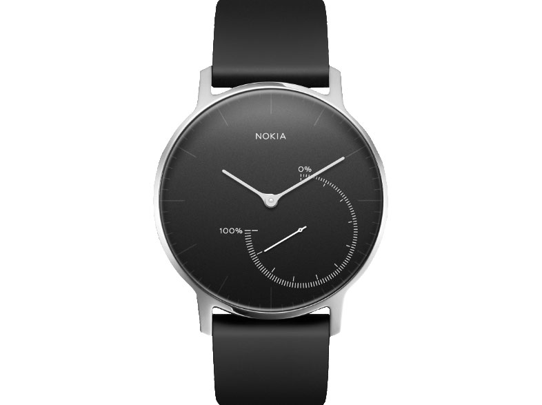 NOKIA Activite STEEL Activity Tracker Silikon, 195 mm - czarny