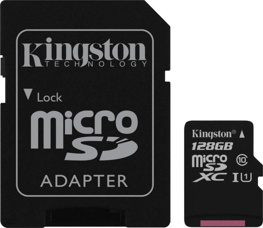 Kingston microSD 128GB Canvas Select Class10
